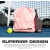 image:imageFranklin Sports Flex Pickleball Backpack  Pickleball Bags for Women  Store Pickleballs Paddles  Court Equipment  Versatile Lifestyle Bag Design  Pink