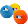 image:imageFranklin Sports Foam Baseballs  Soft Foam Practice Baseballs for Kids  Perfect for Hitting and Indoor or Outdoor Play  3 Pack  Official MLB Licensed ProductOrangeYellowBlue
