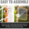 image:imageFranklin Sports Franklin Sports Backyard Lacrosse Goal  Kids  Adult Lacrosse Training Net  Lacrosse Training Equipment  Perfect for Youth  Adult TrainingOrange