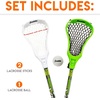 image:imageFranklin Sports Future Champs 2 Player Youth Lacrosse Sticks  Ball Set  Kids 32 Inch Beginner Backyard Practice Lax Sticks  Lightweight Soft Lacrosse Ball  Toy Kids Lax SetGreen and White