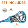 image:imageFranklin Sports Future Champs Youth Lacrosse Stick  Ball Set  Kids 32 Inch Practice Stick  Beginner Backyard Plastic Stick  Lightweight Soft BallBlue