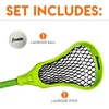 image:imageFranklin Sports Future Champs Youth Lacrosse Stick  Ball Set  Kids 32 Inch Practice Stick  Beginner Backyard Plastic Stick  Lightweight Soft BallGreen 2