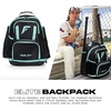 image:imageFranklin Sports Gameday Baseball  Fastpitch Softball Backpacks  Adult  Youth Bat Bags for Equipment  Waterproof BatpacksMintBlack