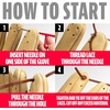 image:imageFranklin Sports Glove Lacing Repair Kit  Dr Glove Baseball  Softball Glove Leather Laces  Relacing Needle  Laces for Fielder  Catchers MittsNatural