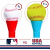 image:imageFranklin Sports GrowwithMe Kids Baseball Batting Tee  Stand Set for Youth  Toddlers  Youth Baseball Softball  Teeball Hitting Tee Set for Boys  GirlsGrow With Me Tee  Usa Softball