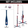 image:imageFranklin Sports GrowwithMe Kids Baseball Batting Tee  Stand Set for Youth  Toddlers  Youth Baseball Softball  Teeball Hitting Tee Set for Boys  GirlsGrow With Me Tee  MLB Baseball