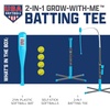 image:imageFranklin Sports GrowwithMe Kids Baseball Batting Tee  Stand Set for Youth  Toddlers  Youth Baseball Softball  Teeball Hitting Tee Set for Boys  GirlsGrow With Me Tee  Usa Softball