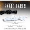 image:imageFranklin Sports Hockey Skate Laces  Set of 2 NonWaxed Pairs  White  Black Unwaxed Ice Hockey Laces  Molded Tips108