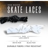 image:imageFranklin Sports Hockey Skate Laces  Set of 2 NonWaxed Pairs  White  Black Unwaxed Ice Hockey Laces  Molded Tips84
