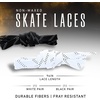 image:imageFranklin Sports Hockey Skate Laces  Set of 2 NonWaxed Pairs  White  Black Unwaxed Ice Hockey Laces  Molded Tips96
