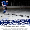image:imageFranklin Sports Hockey Stick Handling Trainer Aid  Puck Stickhandling Skills Training Aid  72 Inch Portable Puck Handling Training for On  Off Ice Skill Drills Practice