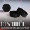 image:imageFranklin Sports Ice Hockey Pucks Official Size  Weight Hockey Pucks  Perfect for Rinks  Synthetic Ice Pads  3 Puck Bulk SetOfficial 6 oz Puck