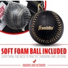 image:imageFranklin Sports Kids Baseball Glove  Foam Ball Sets  Meshtek Youth Teeball Gloves for Kids  Toddlers  Left  Right Hand Throw  95 InchBlackGold