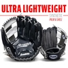image:imageFranklin Sports Kids Baseball Glove  Foam Ball Sets  Meshtek Youth Teeball Gloves for Kids  Toddlers  Left  Right Hand Throw  95 InchBlackGraphiteWhite