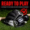 image:imageFranklin Sports Kids Baseball Glove  Foam Ball Sets  Meshtek Youth Teeball Gloves for Kids  Toddlers  Left  Right Hand Throw  95 InchBlackGraphiteWhite