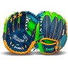 image:imageFranklin Sports Kids Baseball Glove  Foam Ball Sets  Meshtek Youth Teeball Gloves for Kids  Toddlers  Left  Right Hand Throw  95 InchNavyLimeOrange