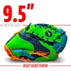 image:imageFranklin Sports Kids Baseball Glove  Foam Ball Sets  Meshtek Youth Teeball Gloves for Kids  Toddlers  Left  Right Hand Throw  95 InchNavyLimeOrange