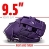 image:imageFranklin Sports Kids Baseball Glove  Foam Ball Sets  Meshtek Youth Teeball Gloves for Kids  Toddlers  Left  Right Hand Throw  95 InchPurpleChrome