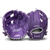 image:imageFranklin Sports Kids Baseball Glove  Foam Ball Sets  Meshtek Youth Teeball Gloves for Kids  Toddlers  Left  Right Hand Throw  95 InchPurpleChrome