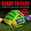 image:imageFranklin Sports Kids Baseball Glove  Foam Ball Sets  Meshtek Youth Teeball Gloves for Kids  Toddlers  Left  Right Hand Throw  95 InchPurplePinkYellow