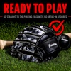 image:imageFranklin Sports Kids Baseball Gloves  RTP Youth Teeball Glove  Ball Set  Boys  Girls Teeball Mitt  95BlackWhite
