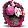 image:imageFranklin Sports Kids Baseball Gloves  RTP Youth Teeball Glove  Ball Set  Boys  Girls Teeball Mitt  95GraphitePink