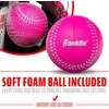 image:imageFranklin Sports Kids Baseball Gloves  RTP Youth Teeball Glove  Ball Set  Boys  Girls Teeball Mitt  95GraphitePink