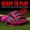 image:imageFranklin Sports Kids Baseball Gloves  RTP Youth Teeball Glove  Ball Set  Boys  Girls Teeball Mitt  95GraphitePink