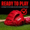 image:imageFranklin Sports Kids Baseball Gloves  RTP Youth Teeball Glove  Ball Set  Boys  Girls Teeball Mitt  95Red