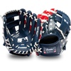 image:imageFranklin Sports Kids Baseball Gloves  RTP Youth Teeball Glove  Ball Set  Boys  Girls Teeball Mitt  95RedWhiteBlue