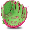 image:imageFranklin Sports Kids Baseball Gloves  RTP Youth Teeball Glove  Ball Set  Boys  Girls Teeball Mitt  95Watermelon