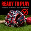 image:imageFranklin Sports Kids Baseball Gloves  RTP Youth Teeball Glove  Ball Set  Boys  Girls Teeball Mitt  Kids  Toddlers  95NavyRed