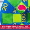 image:imageFranklin Sports Kids Dart Board  Inflatable Dart Ball Game with 3 Tennis Ball SelfStick Darts  20 X 20