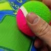 image:imageFranklin Sports Kids Dart Board  Inflatable Dart Ball Game with 3 Tennis Ball SelfStick Darts  20 X 20