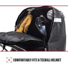 image:imageFranklin Sports Kids MLB Baseball Batpack Bag  Youth Baseball Softball  Teeball Backpack  Sports Equipment Bag for Kids  Toddlers  Holds 2 Teeball  Baseball Bats  Includes Fence HookBlackGrayWhite