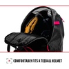image:imageFranklin Sports Kids MLB Baseball Batpack Bag  Youth Baseball Softball  Teeball Backpack  Sports Equipment Bag for Kids  Toddlers  Holds 2 Teeball  Baseball Bats  Includes Fence HookBlackRedWhite