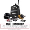 image:imageFranklin Sports Kids MLB Baseball Batpack Bag  Youth Baseball Softball  Teeball Backpack  Sports Equipment Bag for Kids  Toddlers  Holds 2 Teeball  Baseball Bats  Includes Fence HookBlackGrayWhite