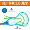 image:imageFranklin Sports Kids Mini Lacrosse Stick  Ball Set  Venom Youth Plastic Lacrosse Stick for Beginners  Perfect Set for Kids  ToddlersBlue