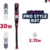 image:imageFranklin Sports Kids Plastic Baseball Bat  Balls Set  MLB Slammin Toy Bat amp Ball Set for Kids  Youth 30 Inch Plastic Baseball Bat amp Plastic Baseball  Kids Bat  Ball SetBat  3 Balls