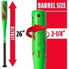 image:imageFranklin Sports Kids Teeball Bat  Venom  Barracuda Aluminum  Composite  USA Baseball Certified for Boys  Girls  Youth Metal Bat  Drop 10 to 13Green 214 Barrel