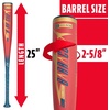 image:imageFranklin Sports Kids Teeball Bat  Venom  Barracuda Aluminum  Composite  USA Baseball Certified for Boys  Girls  Youth Metal Bat  Drop 10 to 13Red 258 Barrel