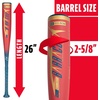 image:imageFranklin Sports Kids Teeball Bat  Venom  Barracuda Aluminum  Composite  USA Baseball Certified for Boys  Girls  Youth Metal Bat  Drop 10 to 13Red 258 Barrel