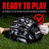 image:imageFranklin Sports KidsBaseball Gloves  RTP Childs Tball Glove  Boys  Girls Teeball Mitt Set  Kids  Toddler  Right or Left Hand Throw  95BlackWhite