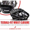 image:imageFranklin Sports KidsBaseball Gloves  RTP Childs Tball Glove  Boys  Girls Teeball Mitt Set  Kids  Toddler  Right or Left Hand Throw  95BlackWhite