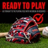 image:imageFranklin Sports KidsBaseball Gloves  RTP Childs Tball Glove  Boys  Girls Teeball Mitt Set  Kids  Toddler  Right or Left Hand Throw  95NavyRed