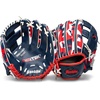 image:imageFranklin Sports KidsBaseball Gloves  RTP Childs Tball Glove  Boys  Girls Teeball Mitt Set  Kids  Toddler  Right or Left Hand Throw  95NavyRed