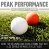 image:imageFranklin Sports Lacrosse Balls  Official Size Lax Balls for Practice  Red  White 2 Pack  Great for Muscle Massage Therapy  Yoga 63 mm