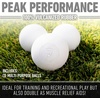 image:imageFranklin Sports Lacrosse Balls  Official Size Lax Balls for Practice  Rubber 63mm Outdoor Lacrosse Balls  Great for Muscle Massage Therapy  Yoga  White  YellowWhite