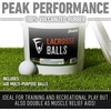 image:imageFranklin Sports Lacrosse Balls  Official Size Lax Balls for Practice  Rubber 63mm Outdoor Lacrosse Balls  Great for Muscle Massage Therapy  Yoga  White  YellowWhite