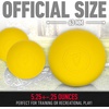 image:imageFranklin Sports Lacrosse Balls  Official Size Lax Balls for Practice  Rubber 63mm Outdoor Lacrosse Balls  Great for Muscle Massage Therapy  Yoga  White  YellowYellow